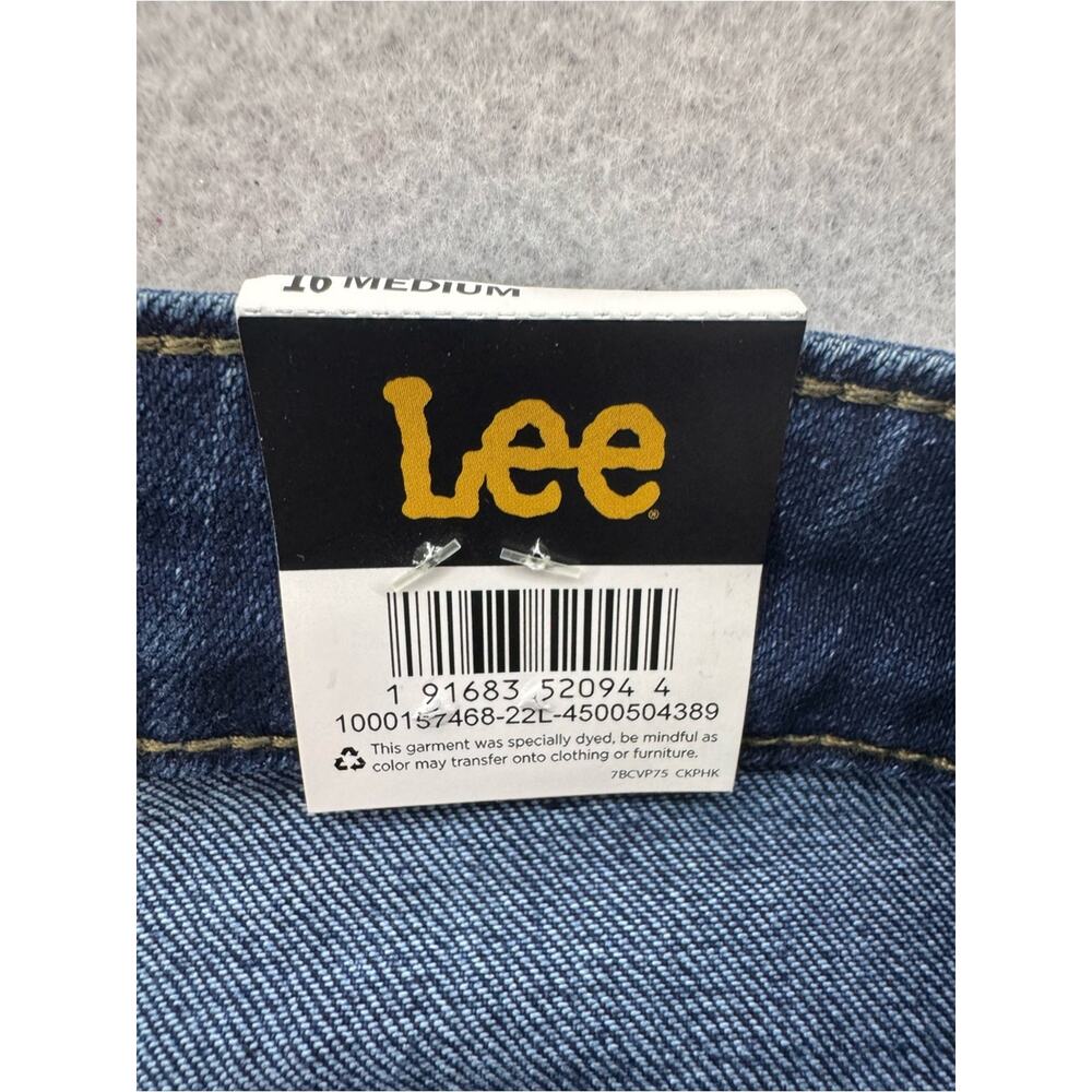 NWT Lee Regular Fit Mid-Rise Bootcut Jeans size 16 Medium Dark Wash - Picture 6 of 8